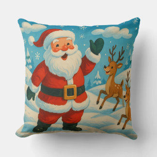 Coussin Santa Claus Christmas Pillow