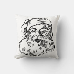 Coussin Santa Claus St Nickolas Noël