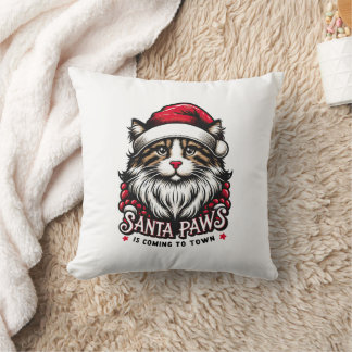 Coussin Santa Paws Is Coming To Town