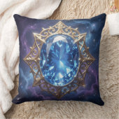 Coussin Saphir – La pierre de la vérité et de la sagesse (Couverture)