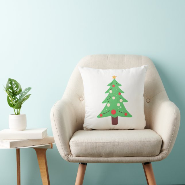 Coussin Sapin de Noël (Chaise)