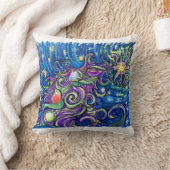 Coussin Sapin de Noël Cosmique (Couverture)