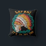 Coussin Saponi Heritage Native American Race Saponi Tribe<br><div class="desc">Saponi Heritage Native American Race Saponi Tribe</div>