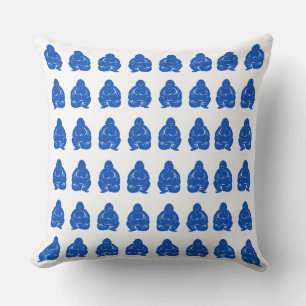 Coussin Sapphire Asiatique Moods Bouddah Boys
