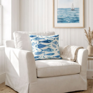 Coussin Sardines Bleues Côtières