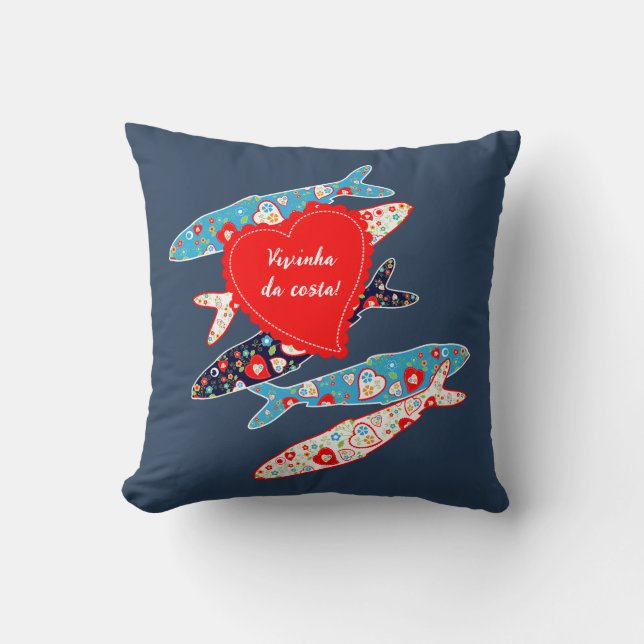 Coussin Sardines portugaises (Recto)
