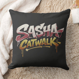 Coussin Sasha Catwalk - Chat Streetwear Catwalk