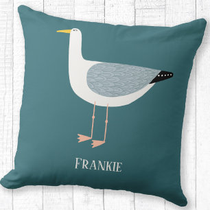 Coussin Sassy Seagull Personnalisé