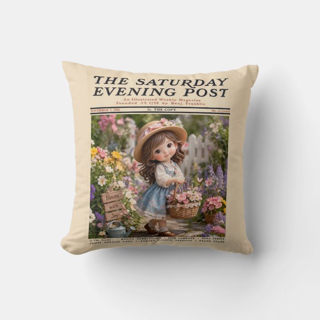 Coussin Saturday Evening Post (Recto)