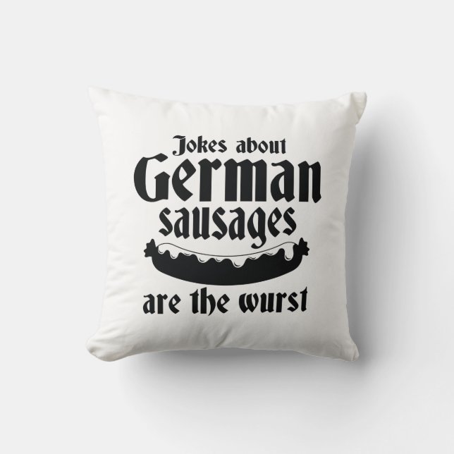 Coussin Saucisses allemandes (Recto)