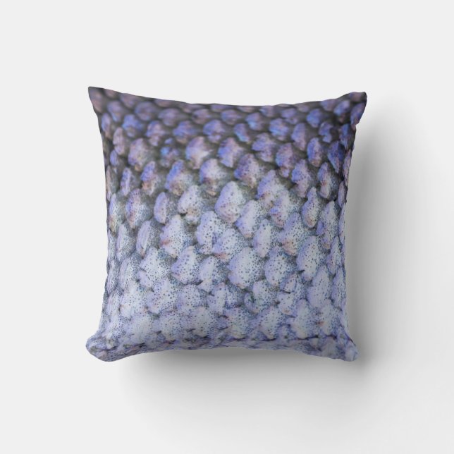 Coussin Saumon chatoyant (Recto)