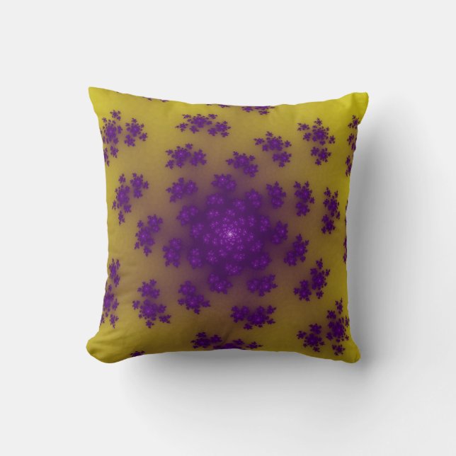 Coussin Saupoudrer de banane florale (Recto)