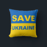 Coussin Sauvez le drapeau ukrainien<br><div class="desc">Sauvez le drapeau ukrainien</div>