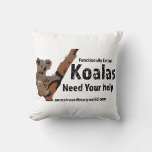 Coussin Sauvez les Koalas