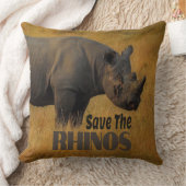 Coussin Sauvez Les Rhinos (Couverture)