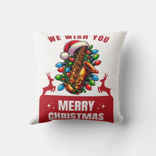 Coussin Saxophone Player Saxophoniste Saxophoniste Sax (Verso)