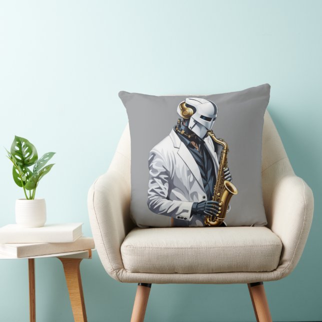 Coussin saxophone robot (Chaise)