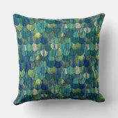 Coussin Scales de sirènes magiques (Verso)