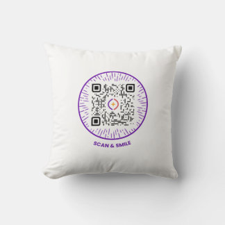 Coussin Scan and Smile - Daily Motivation Cushion