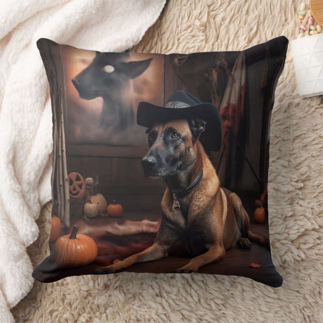 Coussin Scandale d'Halloween Citrouille (Couverture)