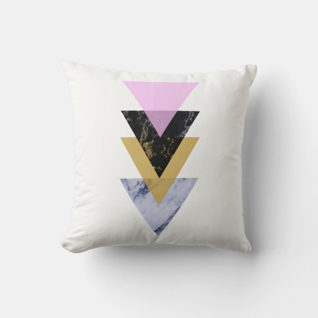 Coussin Scandinave Abstrait #885 (Recto)
