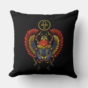 Coussin Scarab Ankh Egyptian Eye Of Horus Ancient