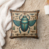 Coussin Scarabes égyptiens colorés (Couverture)