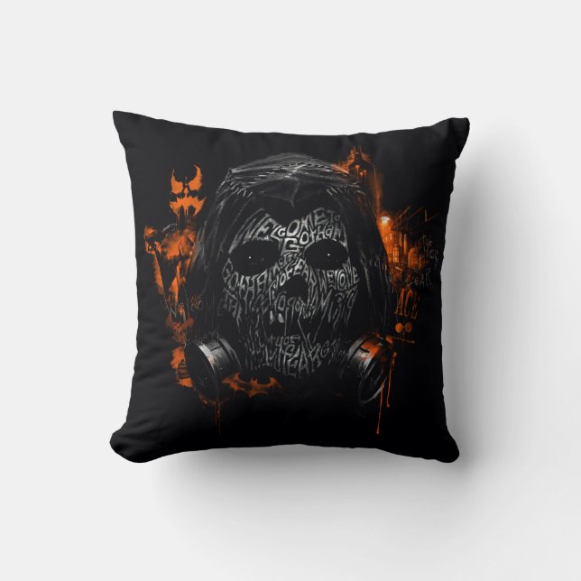 Coussin Scarecrow - Bienvenue À Gotham City (Recto)