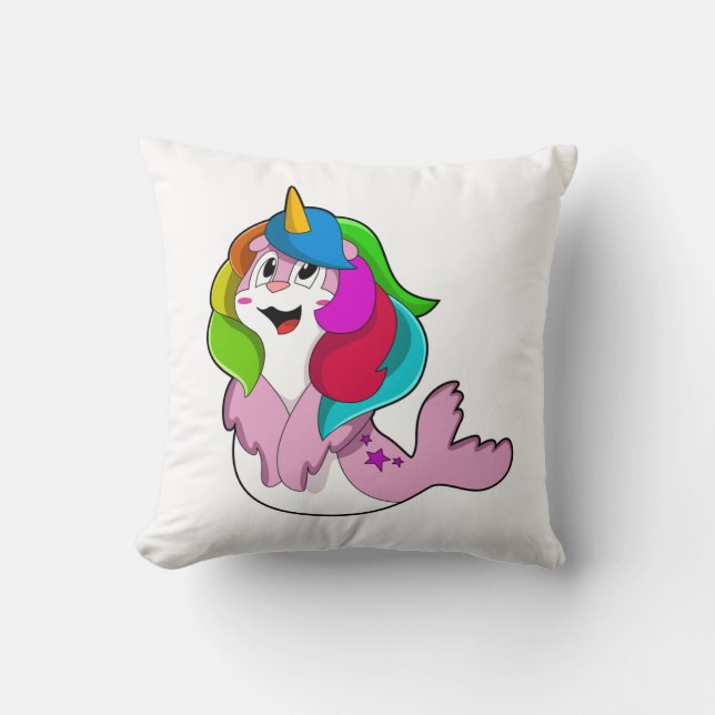 Coussin Sceau comme licorne (Recto)