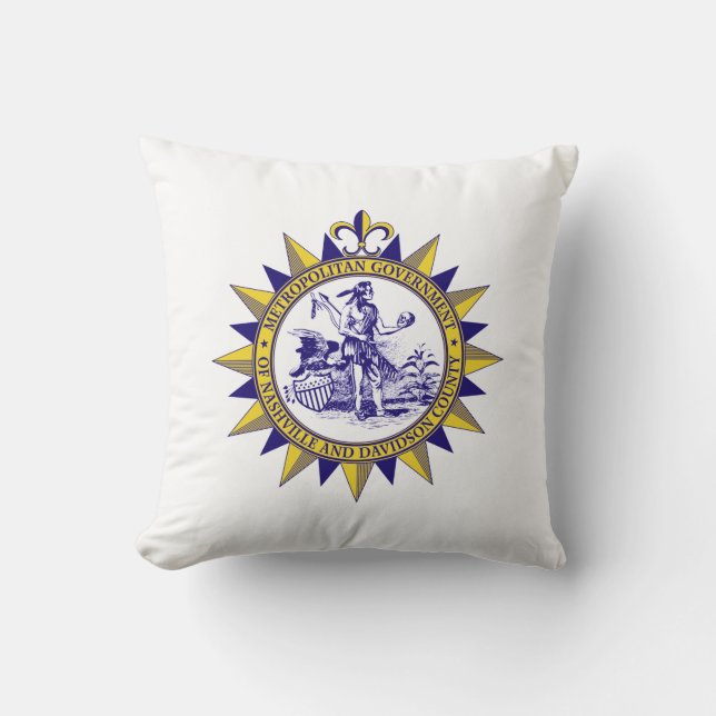 Coussin Sceau de Nashville (Tennessee) (Recto)