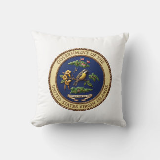 Coussin Sceau des Îles Vierges des États-Unis