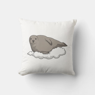 Coussin Sceau sur les nuages