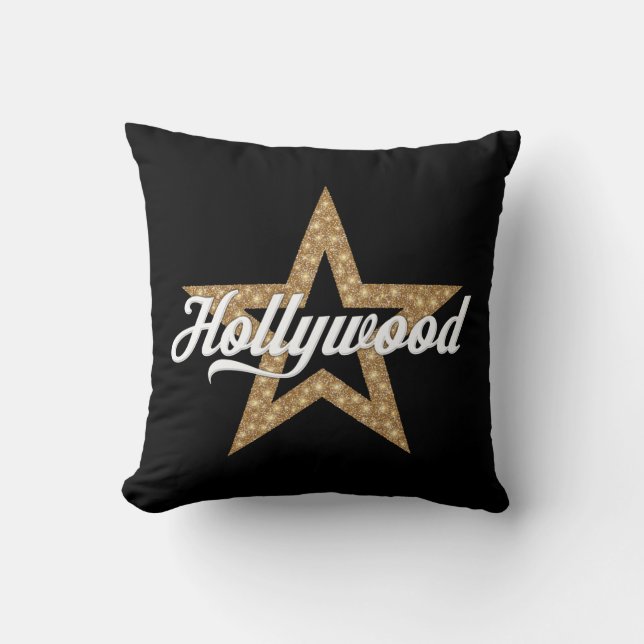 Coussin Scénario Hollywood avec étoile (type blanc) jeton  (Recto)