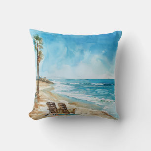 Coussin Scène de plage