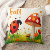 Coussin 🎃 Scène de récolte de coccinelle d'automne Décora (Couverture)