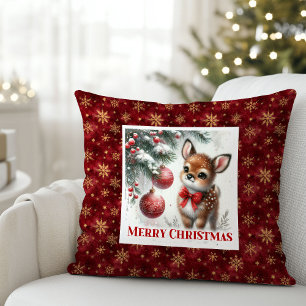 Coussin Scène hivernale confortable pour la chambre des en