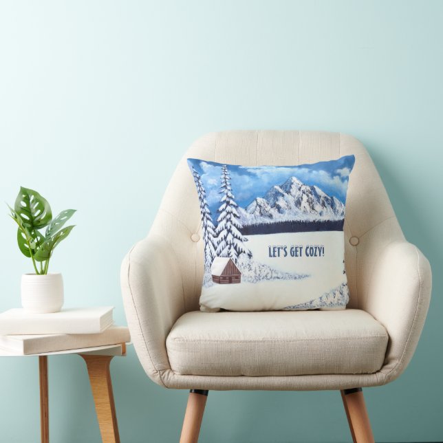 Coussin Scène hivernale merveilleuse (Chaise)