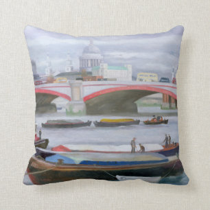 Coussin Scène occupée chez Blackfriars 2005