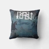 Coussin Scène Pictish I 1995 de chasse (Verso)