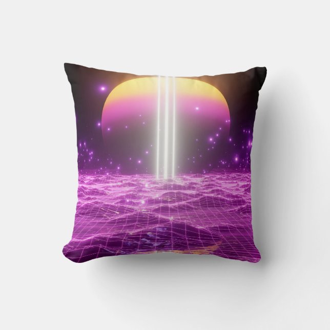 Coussin Scène pop art moderne rose fi3 (Recto)