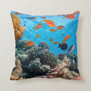 Coussin Scène sous-marine