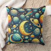 Coussin Scène spatiale fantaisiste (Couverture)
