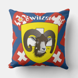 Coussin Schaffhouse - Suisse - Suisse - Svizzera Kissen