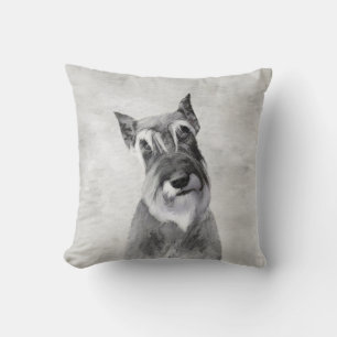Coussin Schnauzer (Giant) Peinture - Chien Art