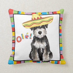 Coussin Schnauzer miniature de fiesta