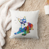 Coussin Schnauzer miniature, schnauze de miniature (Couverture)