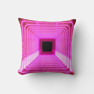 Coussin Sci-Fi Retro 3D : Illustration d'art pop