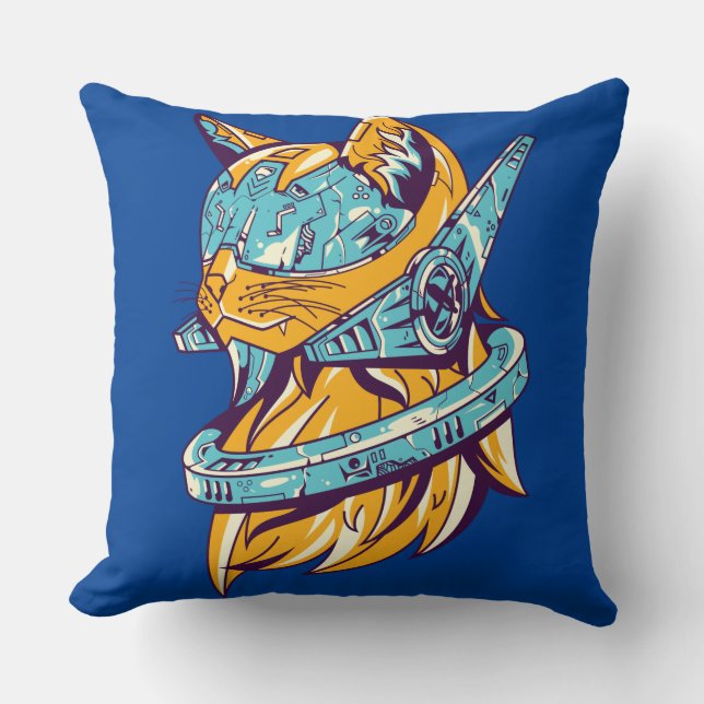 Coussin Sci-Fi-TechnoCat (Recto)