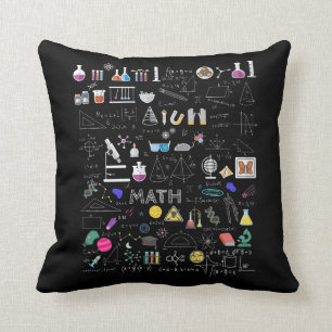 Coussin Science Physique Chimie des mathématiques Biologi