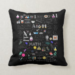 Coussin Science Physique Chimie des mathématiques Biologie<br><div class="desc">Le cadeau idéal lorsque vous enseignez la chimie ou que vous êtes enseignant de sciences à l'école ou à l'université. Un drôle de vêtement de science.</div>